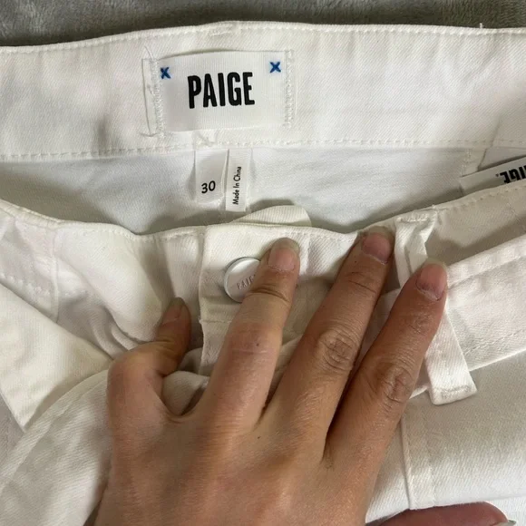 Paige mayslie white utility jogger pants - Picture 4 of 16